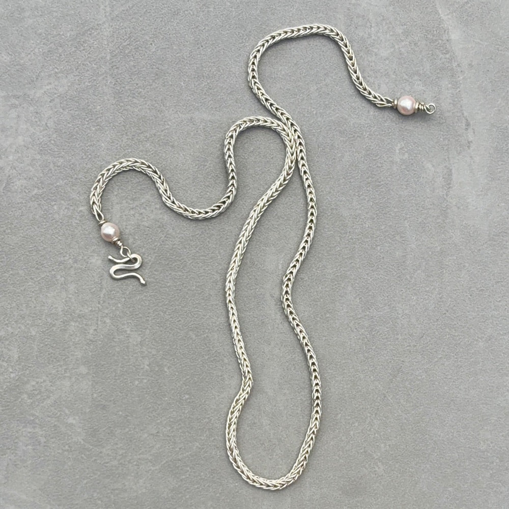 Ancient Weave Chain with Rooted Talisman